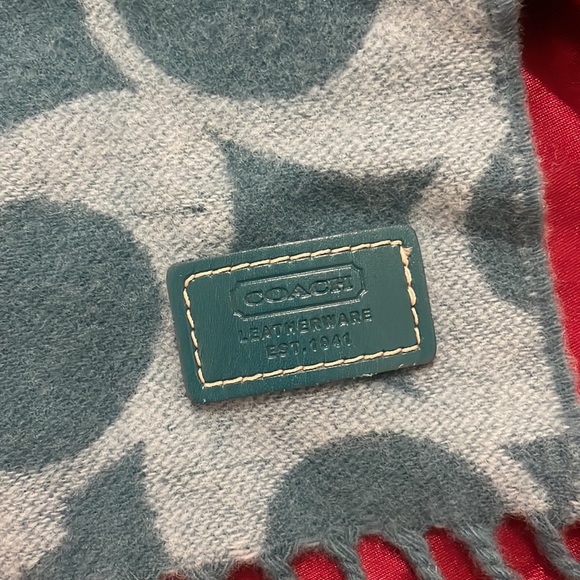 Coach Wool Scarf - Picture 7 of 8